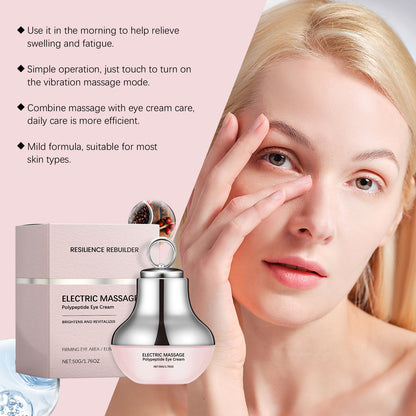 KRSTL.™ Red Light Eye Cream — Under Eye Treatment with Peptide Massager