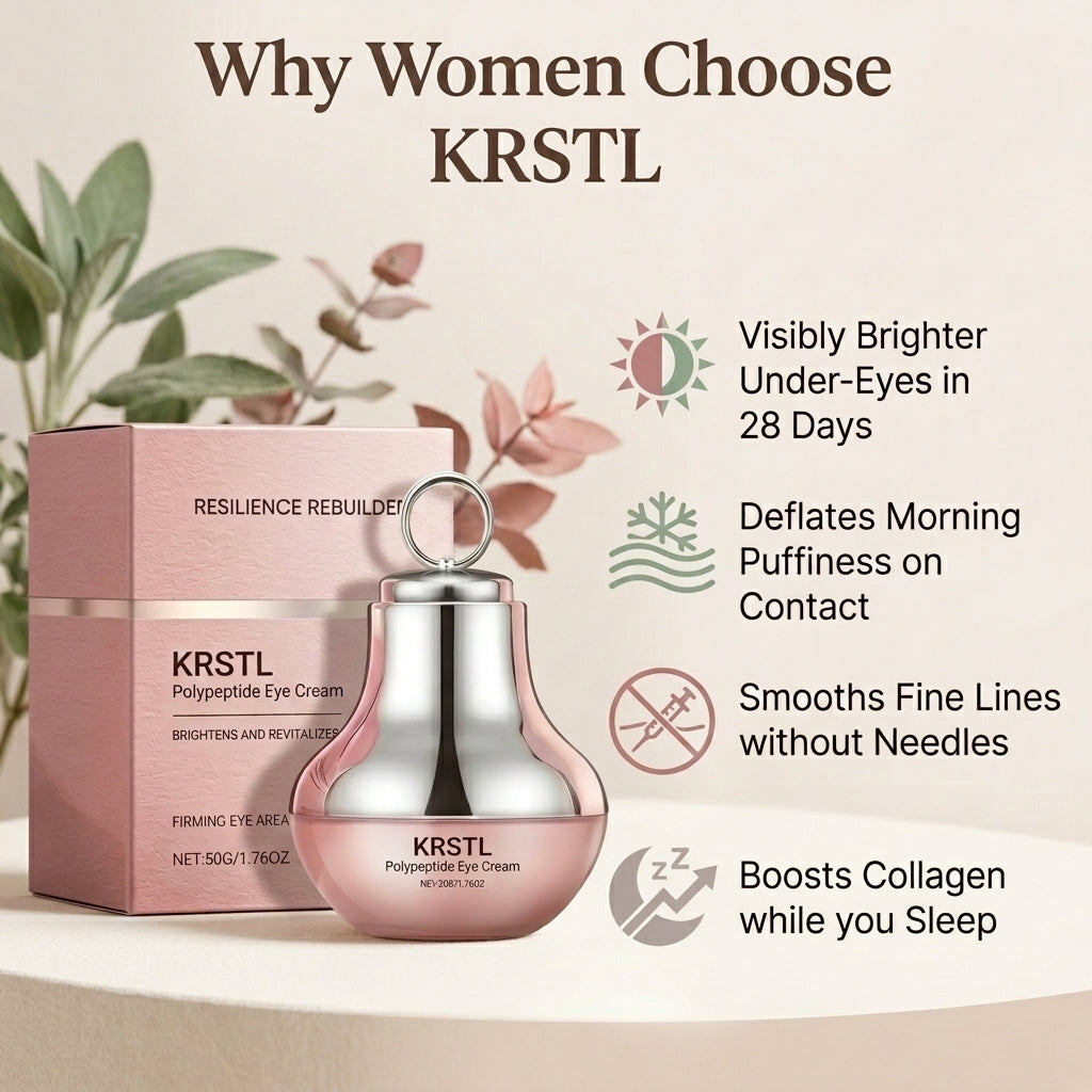 KRSTL.™ Red Light Eye Cream — 3-in-1 Under Eye Treatment