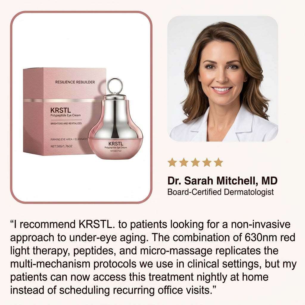 KRSTL.™ Red Light Eye Cream — 3-in-1 Under Eye Treatment