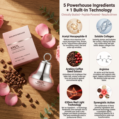 KRSTL.™ Red Light Eye Cream — 3-in-1 Under Eye Treatment